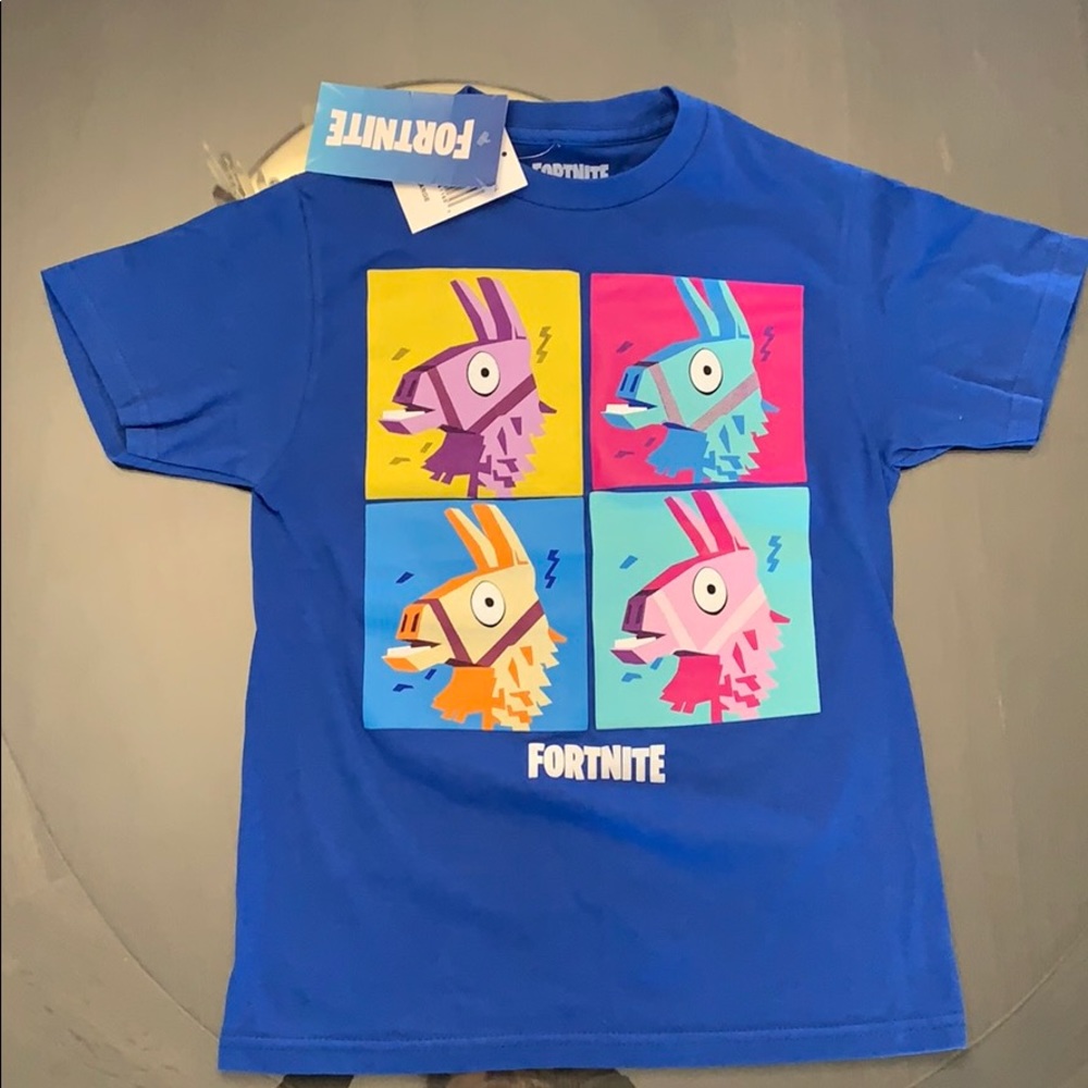 Fortnite lama grid Tee